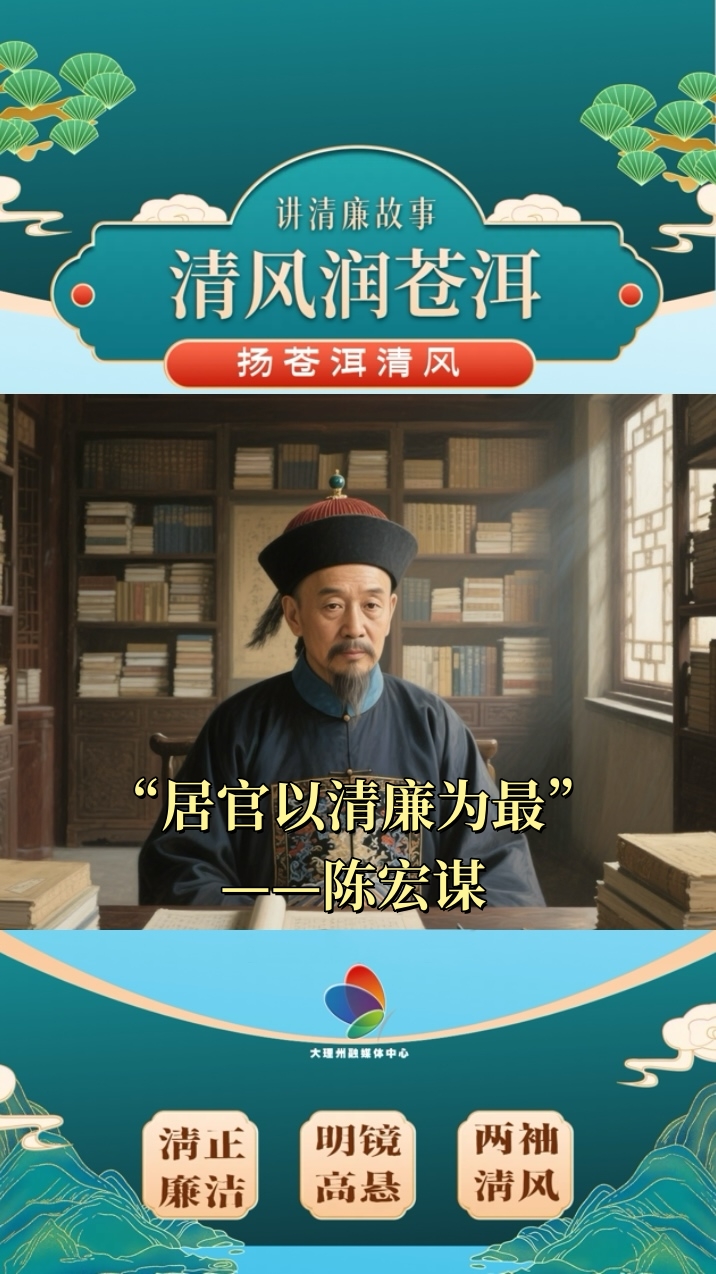 廉吏陈宏谋——居官48载，“不贪”是他无价的珍宝#清廉大理建设#清廉文化#清廉人物故事#清风润苍洱