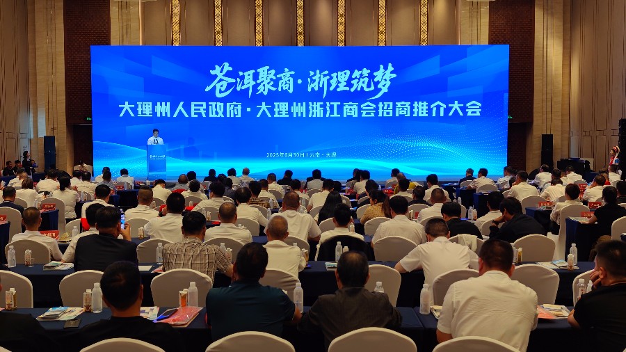 大理州人民政府·大理州浙江商会招商推介大会暨政企沟通圆桌会议举行
