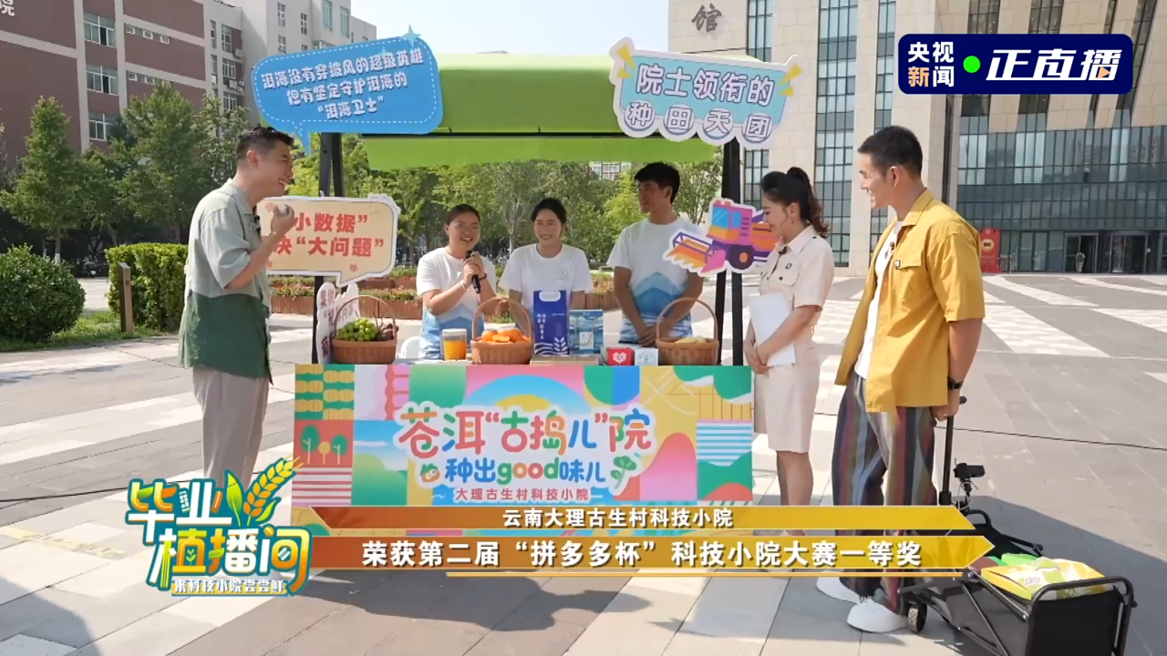 超有料！他们在央视新闻直播间带货大理优质农产品→
