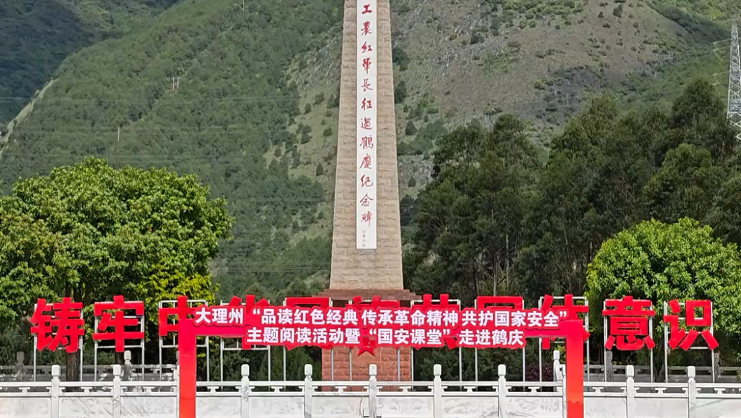 大理州“品读红色经典 传承革命精神 共护国家安全”主题阅读活动走进鹤庆 #庆祝中国共产党成立104周年 #大理 #鹤庆