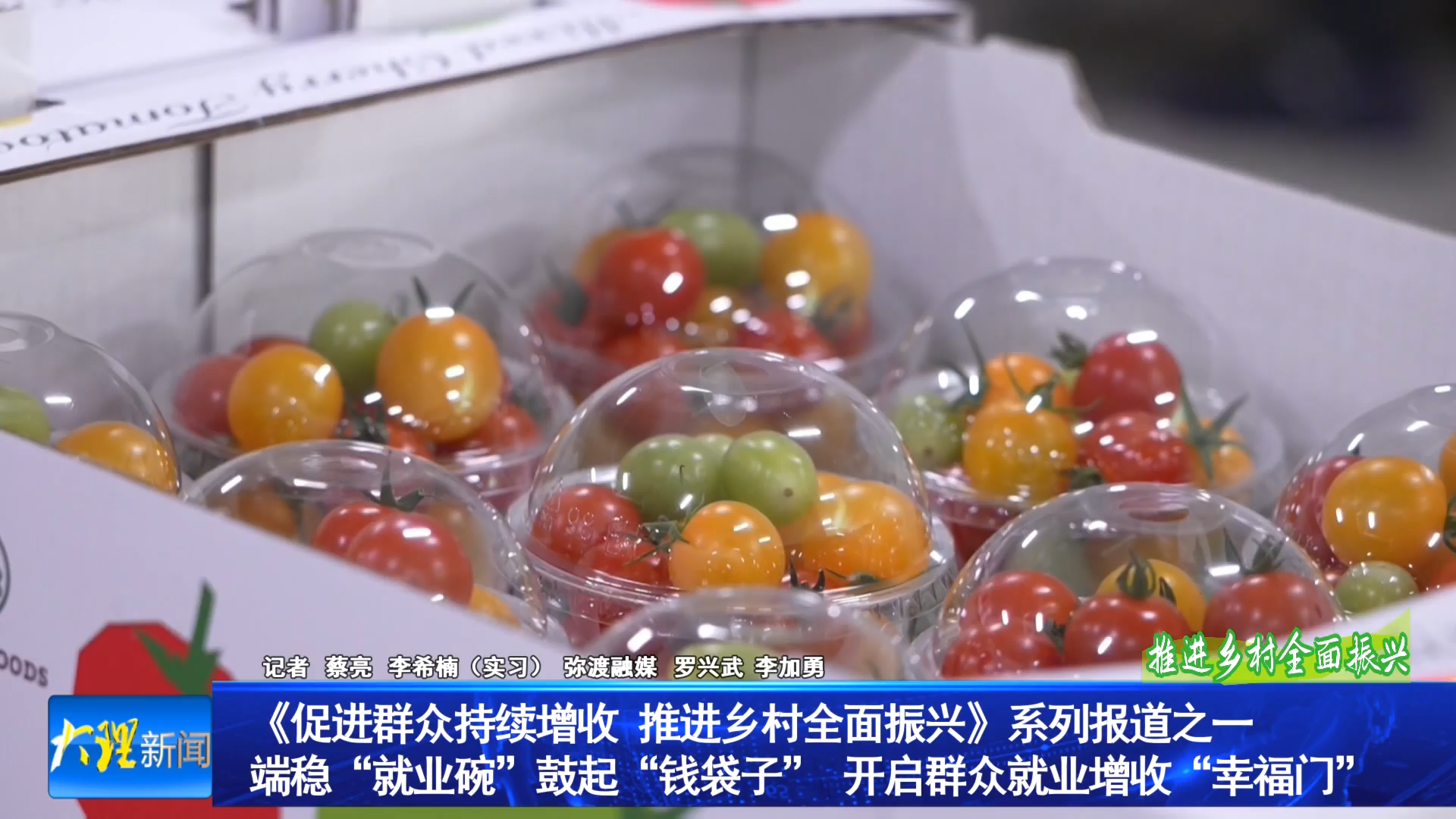 促进群众持续增收推进乡村全面振兴》系列报道之一 端稳“就业碗”鼓起“钱袋子” 农民增收入农村添活力