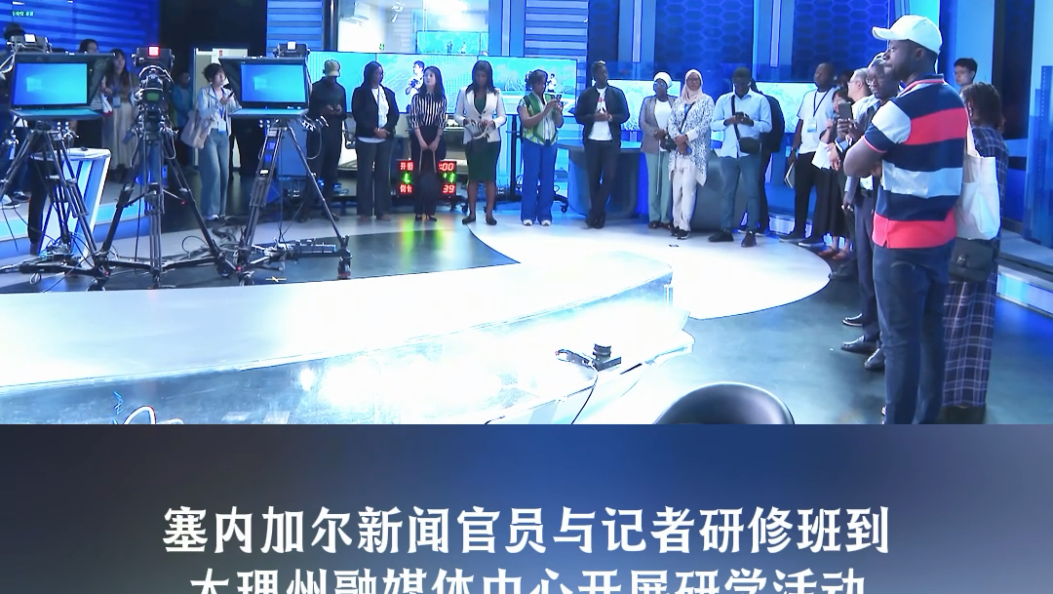 塞内加尔新闻官员和记者研修班到大理州融媒体中心开展研学活动 #在大理爱上生活 #塞内加尔新闻官 #国际交流 