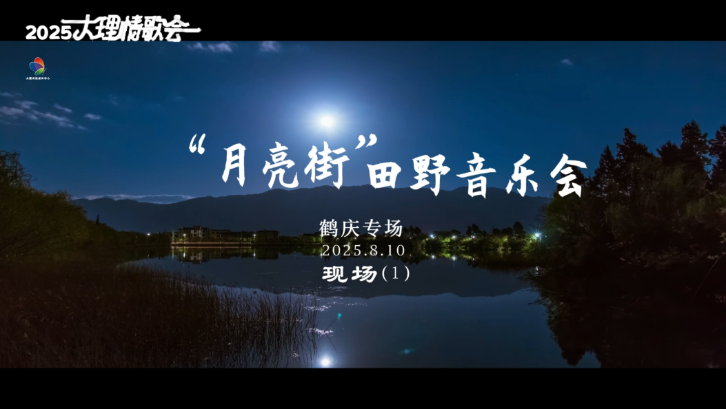 看广场电影，赶月亮街，听大理情歌！2025大理情歌会•月亮街田野音乐会（鹤庆专场）现场来了！#大理音乐季 #在大理爱上生活 #有一种叫云南的生活