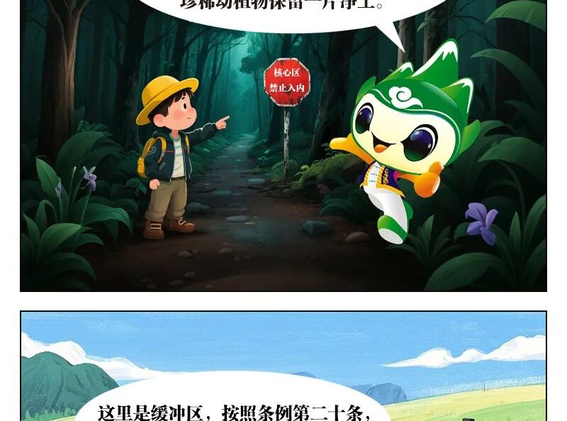 规范游览,共同守护!《苍山保护管理条例》漫画解读发布