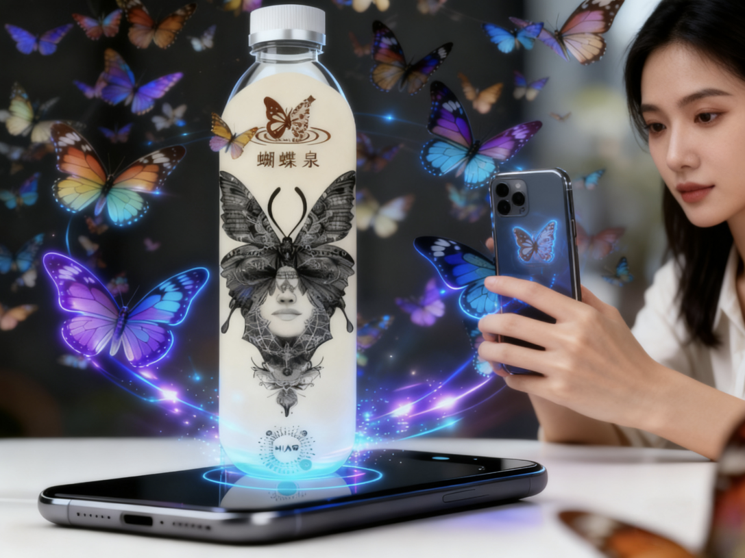 瓶藏蝶韵，AR赋能：当文创遇见虚实共生的沉浸美学