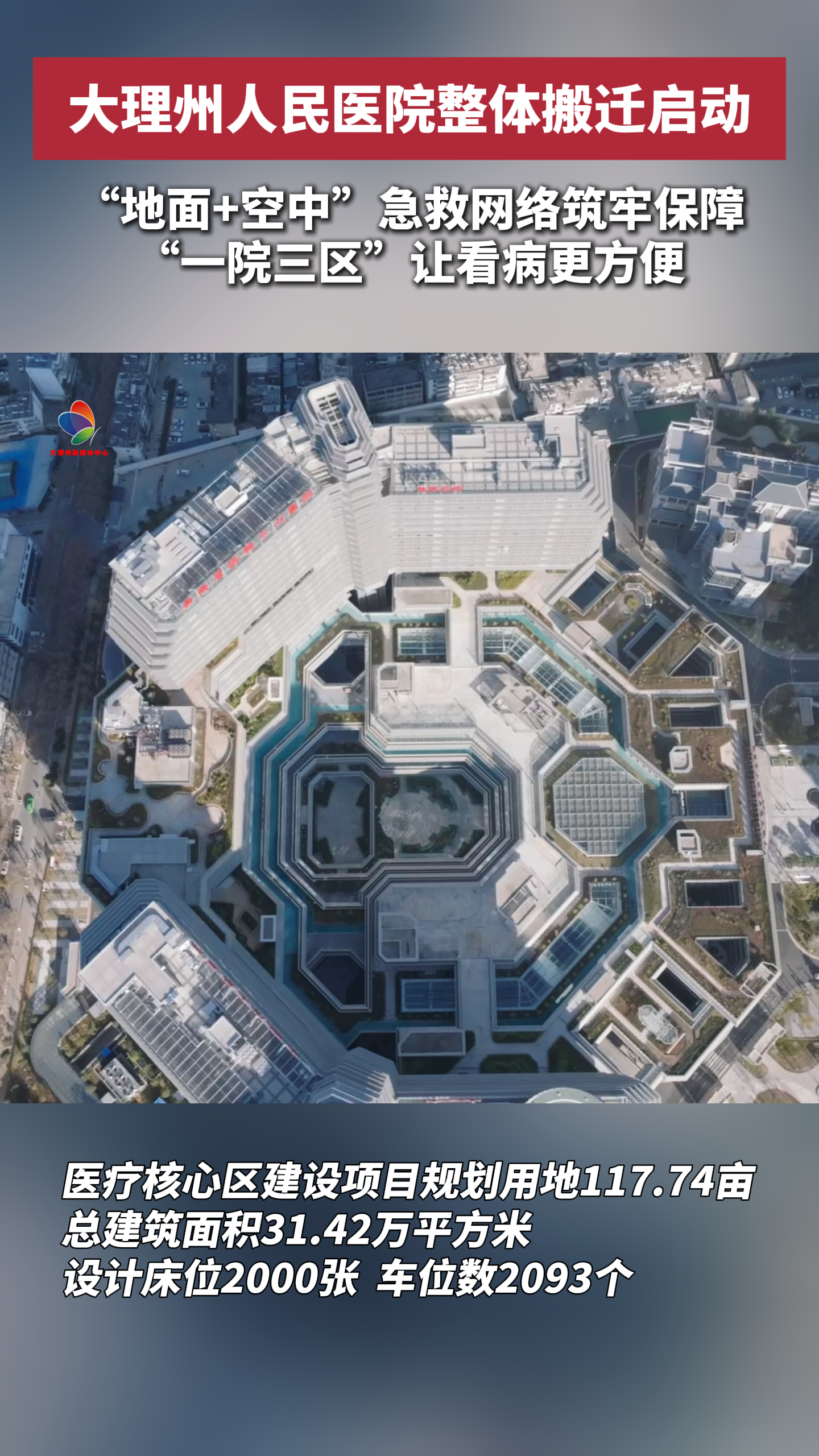 大理州人民医院整体搬迁启动 #大理州人民医院 #搬迁 #滇西医疗中心  #“一院三区”协同发展