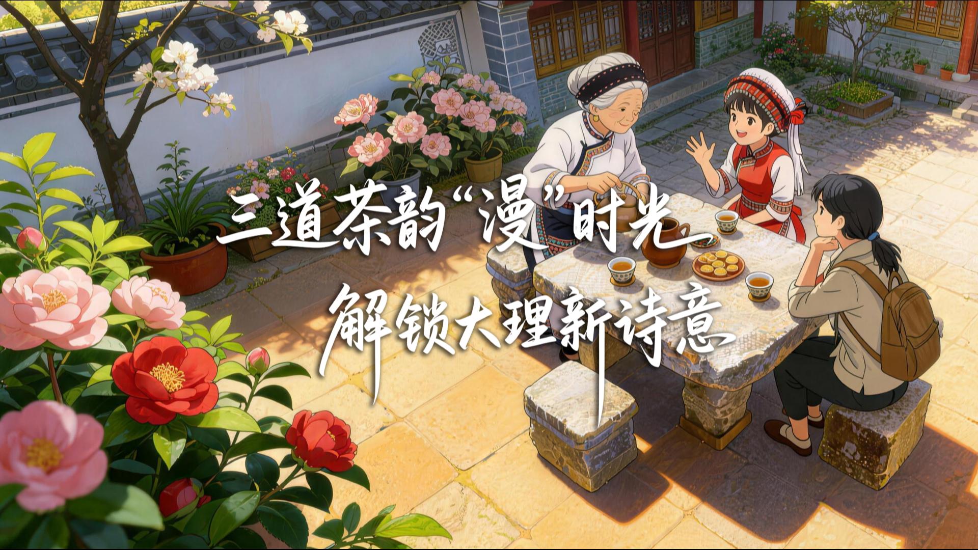 #在大理爱上生活 三道茶韵“漫”时光 解锁大理新诗意#这里是大理 #人类心灵栖居地大理