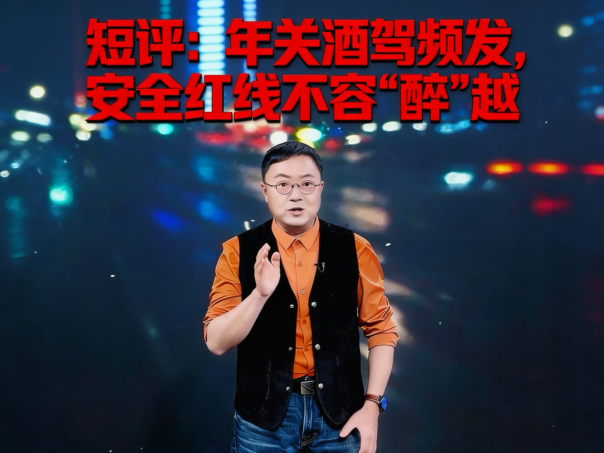 《海星说交通》119期——短评：年关酒驾频发，安全红线不容“醉”越#平安是福#海星说交通#普法强基在行动