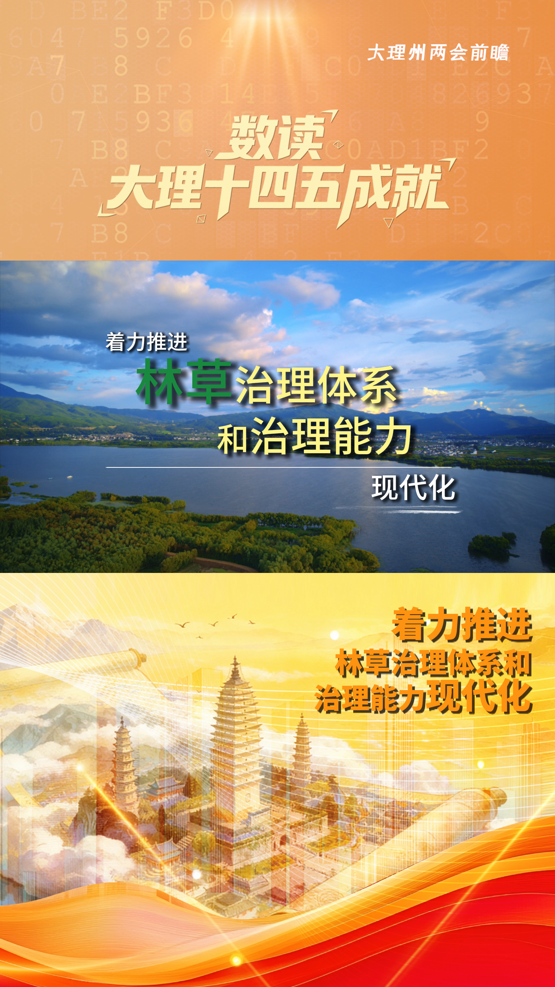 数读大理“十四五”成就  着力推进林草治理体系和治理能力现代化 #大理州两会前瞻 #在大理爱上生活 #人类心灵栖居地大理