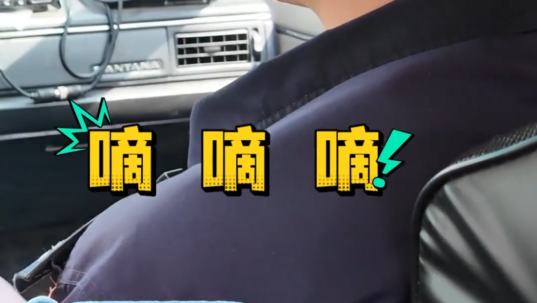 《路人疯狂鸣笛逼停警车！这两位警官反应绝了》