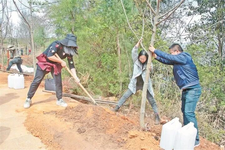真抓实干护生态 水清岸绿花更红