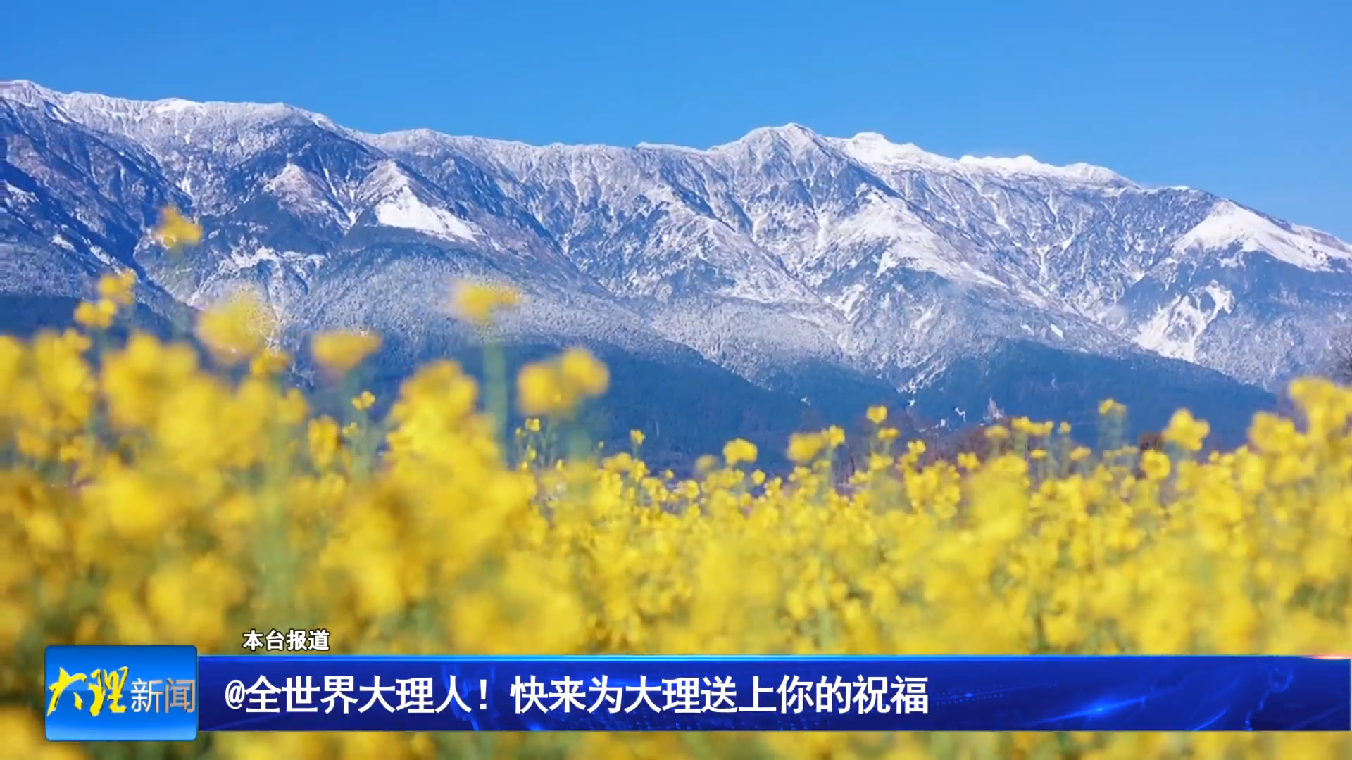 @全世界大理人！快来为大理送上你的祝福