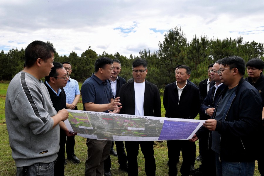 在桃源水库项目搬迁安置地点了解村庄规划和生产保障等情况_proc.jpg