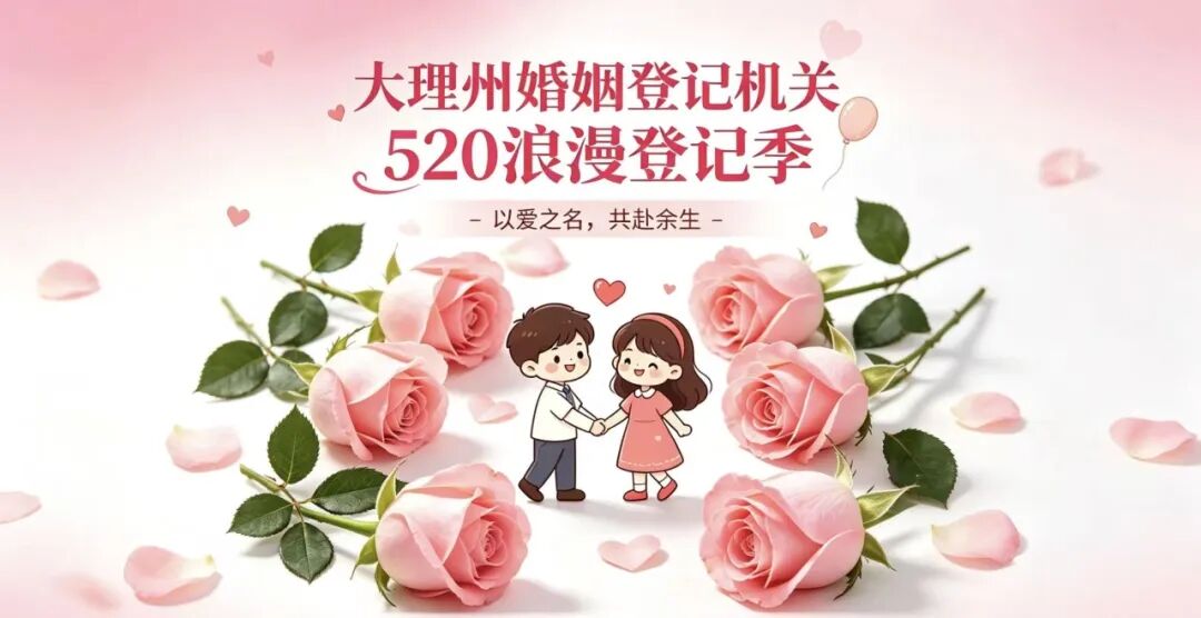 “5·20”大理婚姻登记可提前预约！
