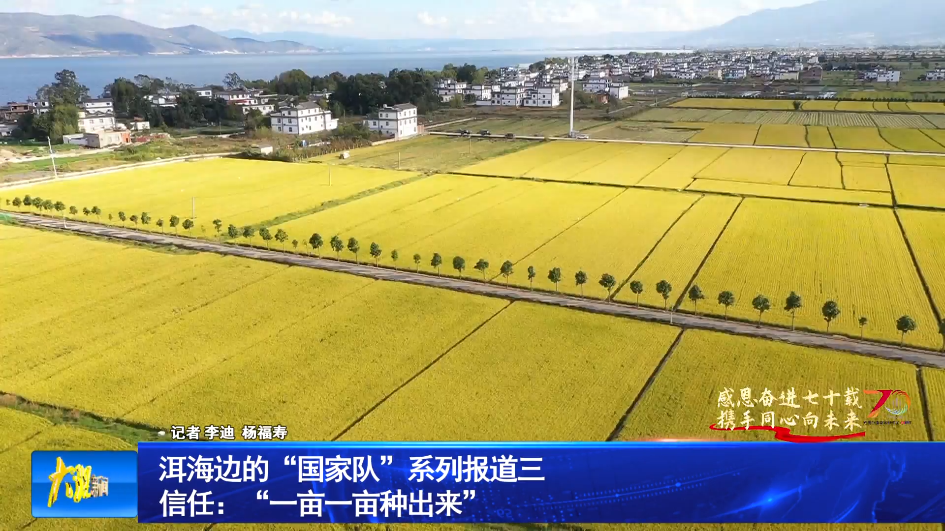 “洱海边的‘国家队’”系列报道三 信任：“一亩一亩种出来”
