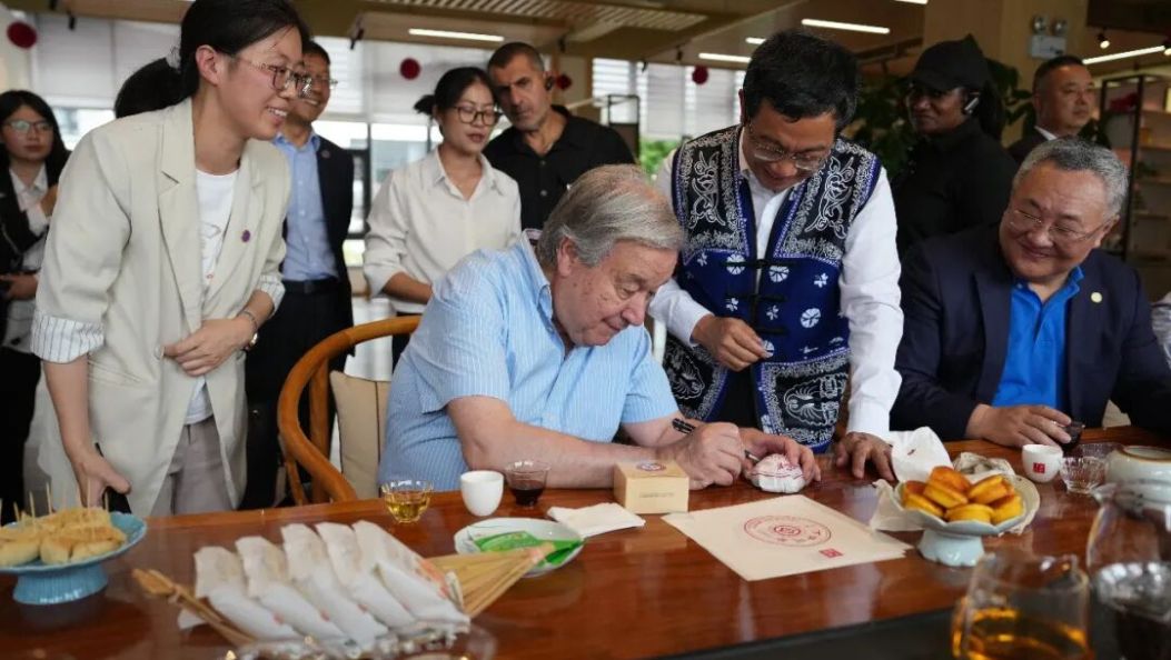 联合国秘书长到访大理 点赞苍洱生态优美、民族和美！