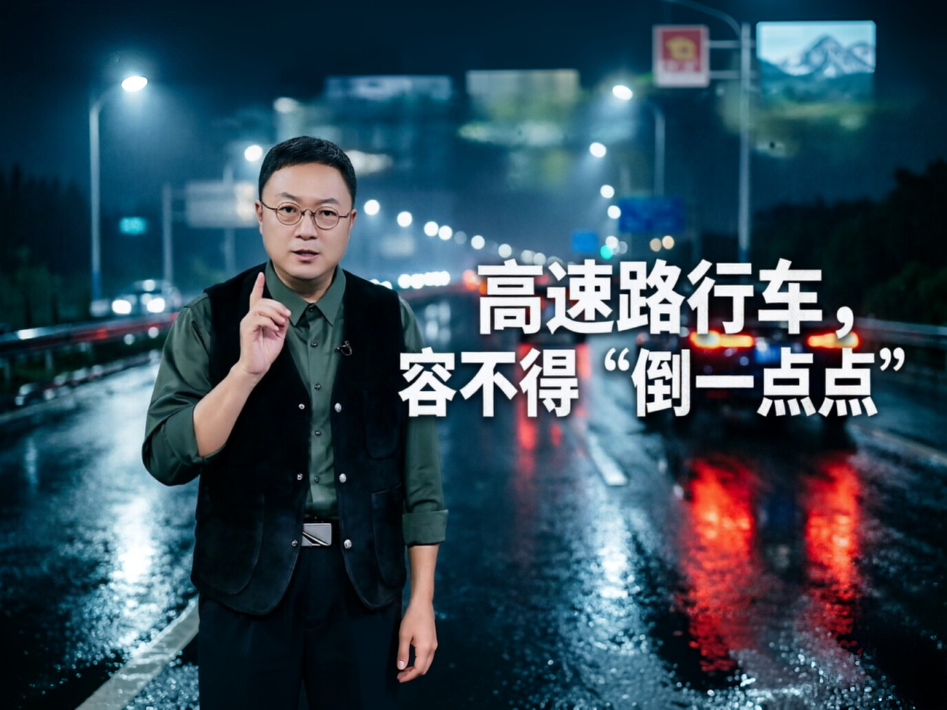 《海星说交通》第168期：高速路行车，容不得“倒一点点”#平安是福#海星说交通#普法强基